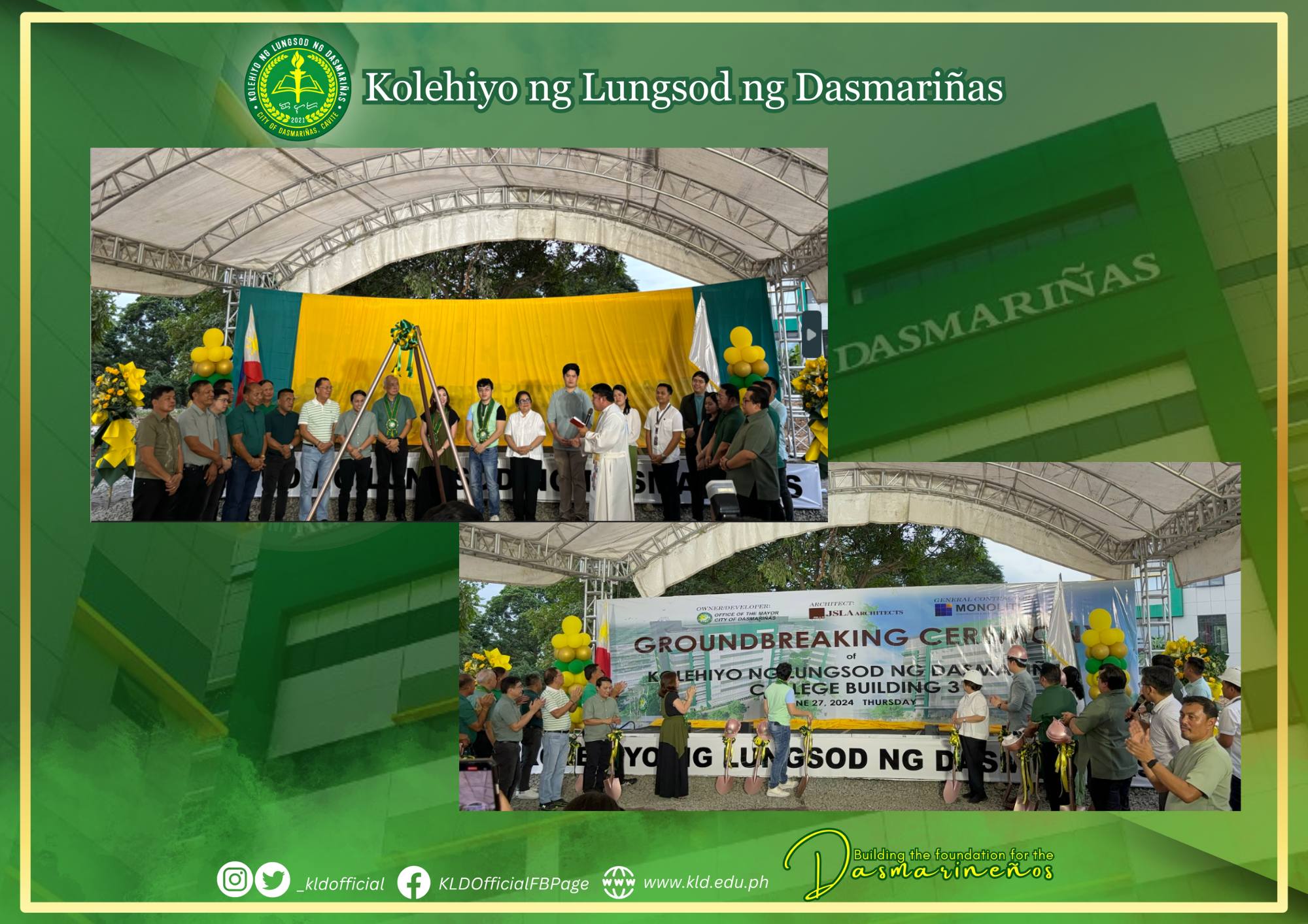 KLD holds Groundbreaking Ceremonies for new building